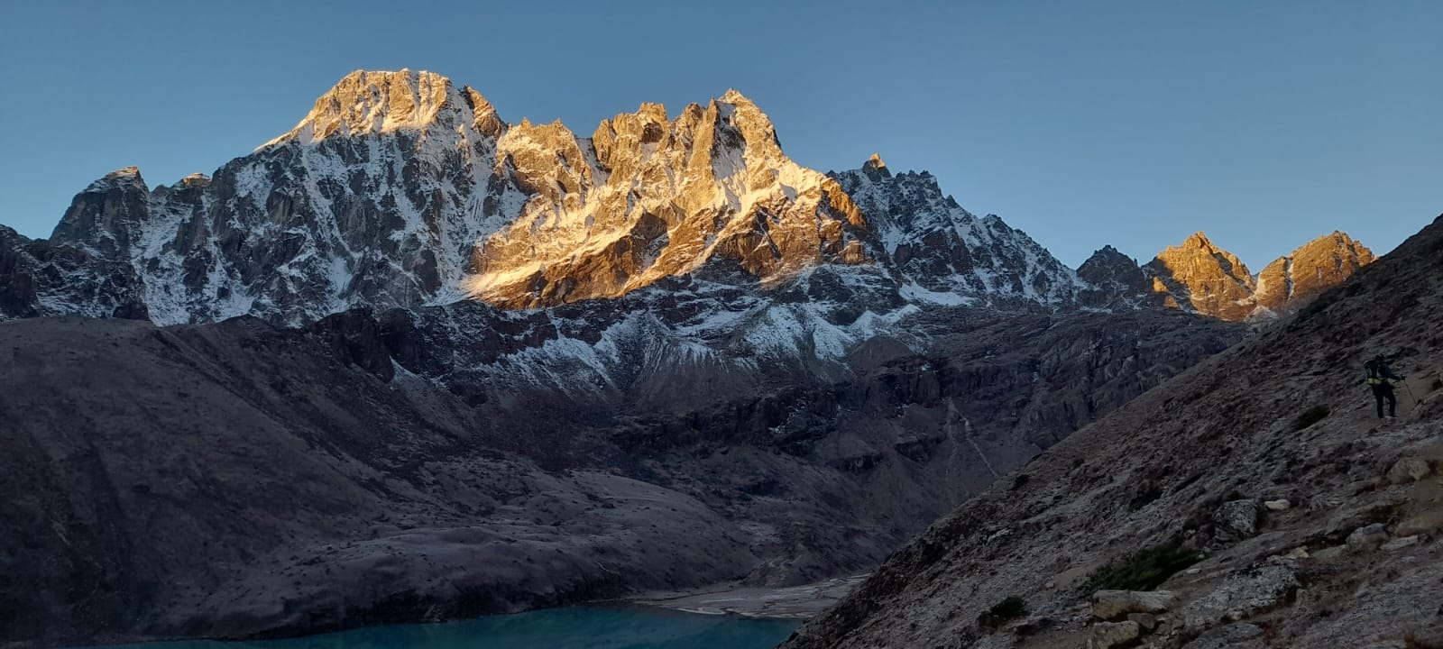 Sunset View From Gokyo Lake